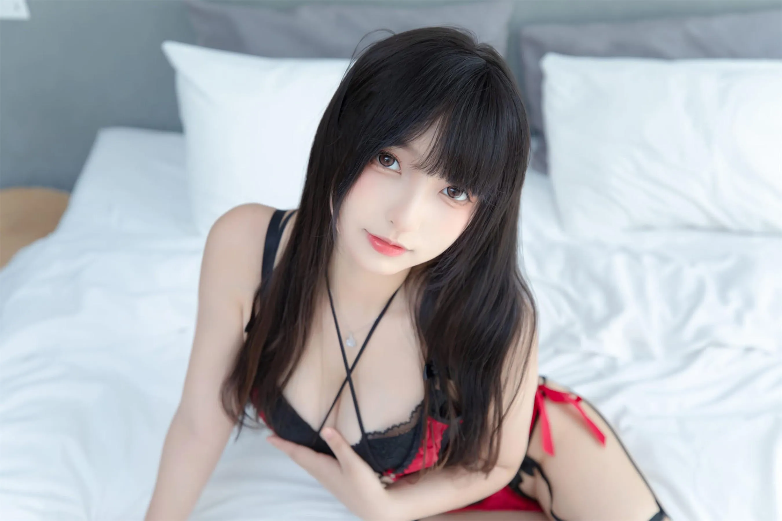 神楽坂真冬 – NO.149 红丝绒 [76P]插图6